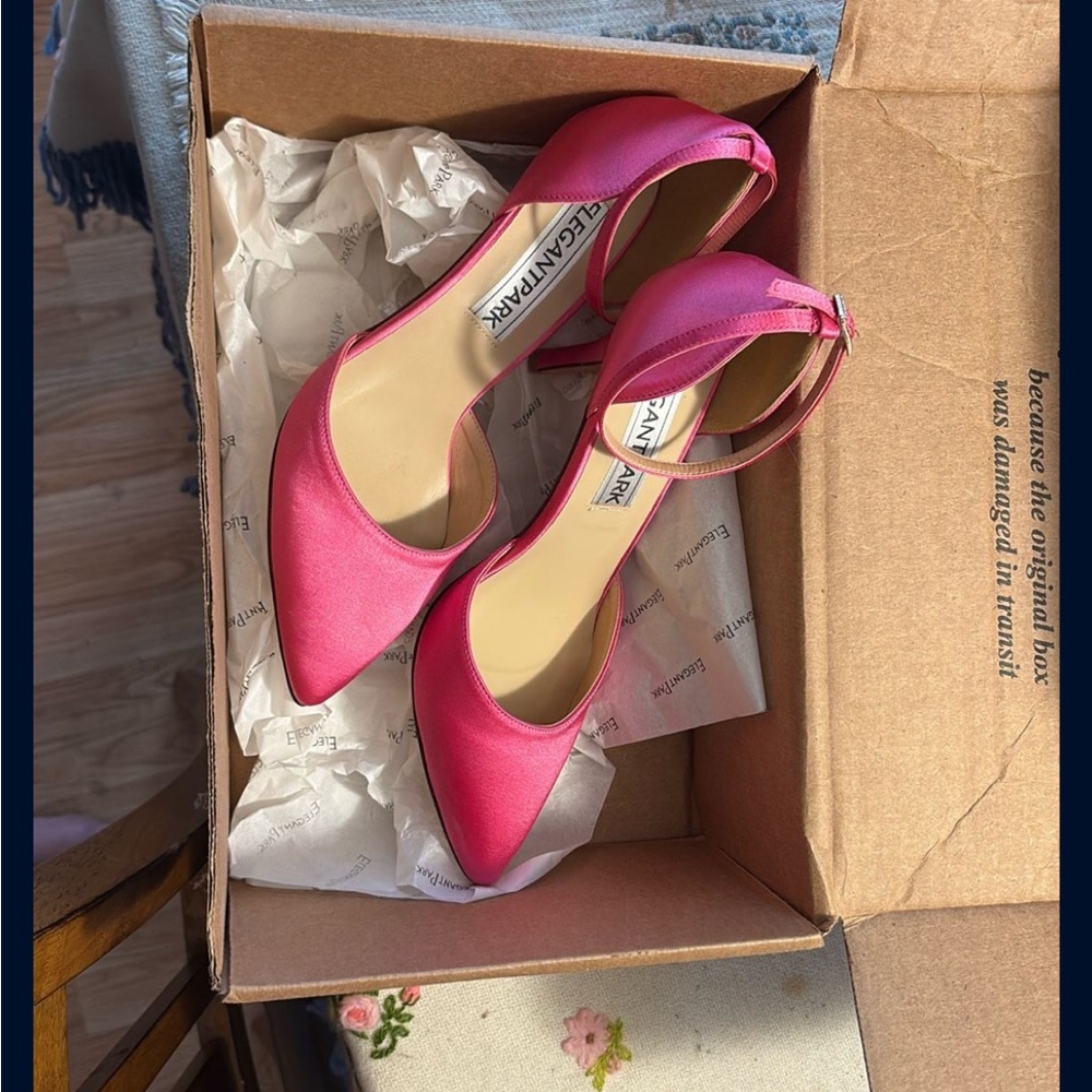 Glamorous Fuchsia Heels by Elegant Park